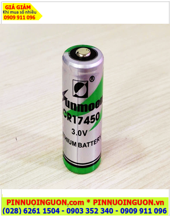 Sunmoon CR17450M, Pin nuôi nguồn PLC Sunmoon CR17450M lithium 3v 2400mAh chính hãng